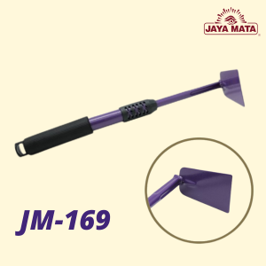 "JAYAMATA"  JM-169  GARDEN HOE IRON COLOUR 14-1/2'' (PURPLE)色铁柄锄头