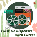 ''BABA'' TWIST TIE PVC COATED GREEN TT-54 包胶铁线（青）