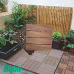 ''BABA'' GARDEN DECK FLOOR MAT DA-9013 (LINE)园艺塑木地垫 300mm x 300mm x 22mm