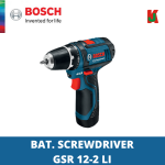 "BOSCH" BAT. SCREWDRIVER GSR 12-2 LI   电池螺丝钻