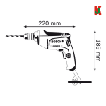 "BOSCH"  DRILL GBM 350   (06011A95L0) 手电钻 < 6 MONTHS WARRENTY>