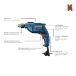 "BOSCH"  DRILL GBM 350   (06011A95L0) 手电钻 < 6 MONTHS WARRENTY>