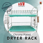 "TOP POINT"  RACK DISH S/STEEL  0336 2-TIER 2层白钢碗架 16''