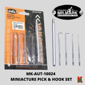 "MRMARK"  MK-AUT-10024  MINIACTURE PICK & HOOK SET