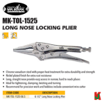 "MRMARK"  MK-TOL-1525  PLIER LOCKING LONG NOSE  6-1/2"