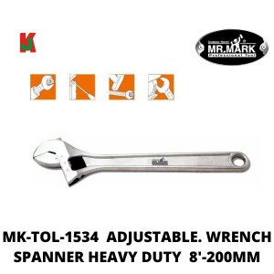 "MRMARK"  MK-TOL-1534  ADJ. WRENCH SPANNER HEAVY DUTY