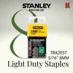 "STANLEY"  SHARPSHOOTER STAPLES BULLET 5/16'' 8MM TRA205订书钉   (1000PCS/BOX)