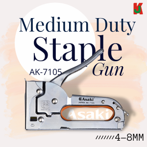"ASAKI"  TACKER STAPLE GUN AK-7105#打钉机 (4-8mm)
