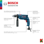 "BOSCH"  DRILL IMPACT GSB 550  冲击电钻