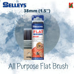 "SELLEYS"  ALL PURPOSE FLAT PAINT BRUSH  (38mm, 50mm, 75mm)