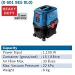 "BOSCH"  VACUUM CLEANER GAS 15