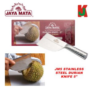 "JAYAMATA"  JM-5  KNIFE DURIAN S/STEEL 5" 白钢榴莲刀