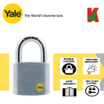 "YALE"  PADLOCK CHROME  Y120-50MM 电白吊锁