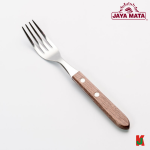 "JAYAMATA"  JM-768  WOOD HANDLE TABLE FORK  (6PCS/SET)