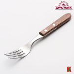 "JAYAMATA"  JM-768  WOOD HANDLE TABLE FORK  (6PCS/SET)