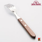 "JAYAMATA"  JM-768  WOOD HANDLE TABLE FORK  (6PCS/SET)