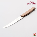 "JAYAMATA"  JM-767  WOOD HANDLE STEAK KNIFE (6PCS/SET)