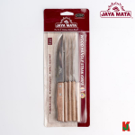 "JAYAMATA"  JM-767  WOOD HANDLE STEAK KNIFE (6PCS/SET)