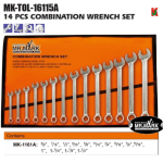 "MRMARK"  MK-TOL-16115A  COMBINATION WRENCH SET (14pcs) - 3/8"~1-1/4"