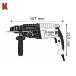 "BOSCH"  ROTARY HAMMER SDS PLUS GBH 2-24 DRE