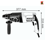 "BOSCH"  ROTARY HAMMER SDS PLUS GBH 2-26 DRE    插式转电锤