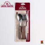 "JAYAMATA"  JM-769  WOOD HANDLE TABLE SPOON (6PCS/SET)