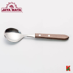 "JAYAMATA"  JM-769  WOOD HANDLE TABLE SPOON (6PCS/SET)