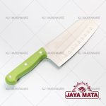 "JAYAMATA"  JM-43  KNIFE CHOPPING PVC HANDLE  7" 胶柄白钢菜刀