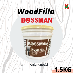 "BOSSMAN"  FILLA WOOD (NATURAL)  1.5KG BWN-15补木膏