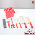 ''JAYAMATA''  JM-77  CLASSIC STYLE KITCHEN SET  8pcs/set  厨房菜刀连架(全套)