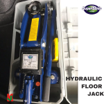 "SUPERSONIC"  HYDRAULIC FLOOR JACK W/PVC BOX   2 TON