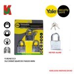 "YALE"  PADLOCK CHROME  Y118-40 4Pcs/Set